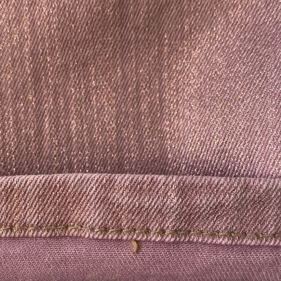 Flying Monkey Anthropologie Women's Sz 31 X28 Pink Glitter Skinny Pants - Picture 12 of 15
